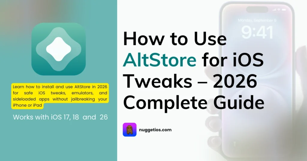 AltStore iOS tweaks 2026