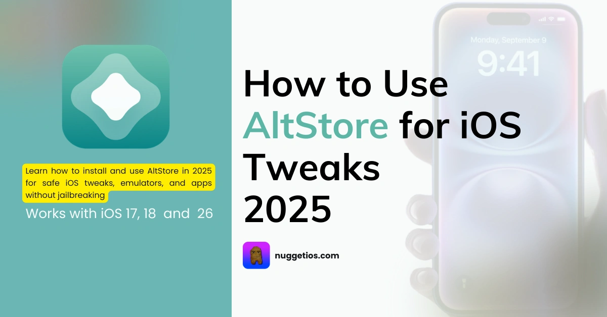 AltStore iOS tweaks