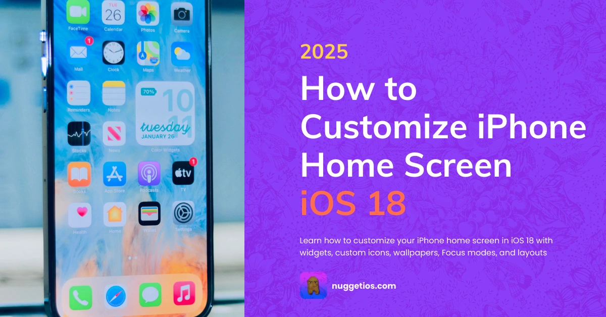 Customize iPhone Home Screen
